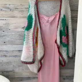 Alohi Cardigan - Cream Multi Flower