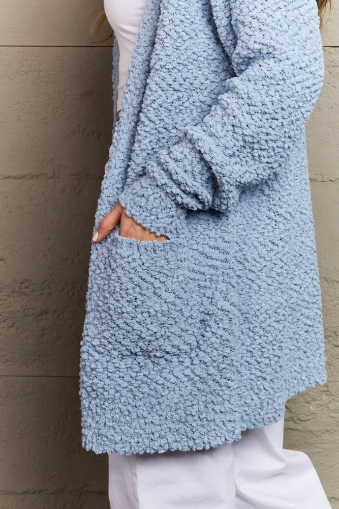 Falling For You Zenana Popcorn Cardigan
