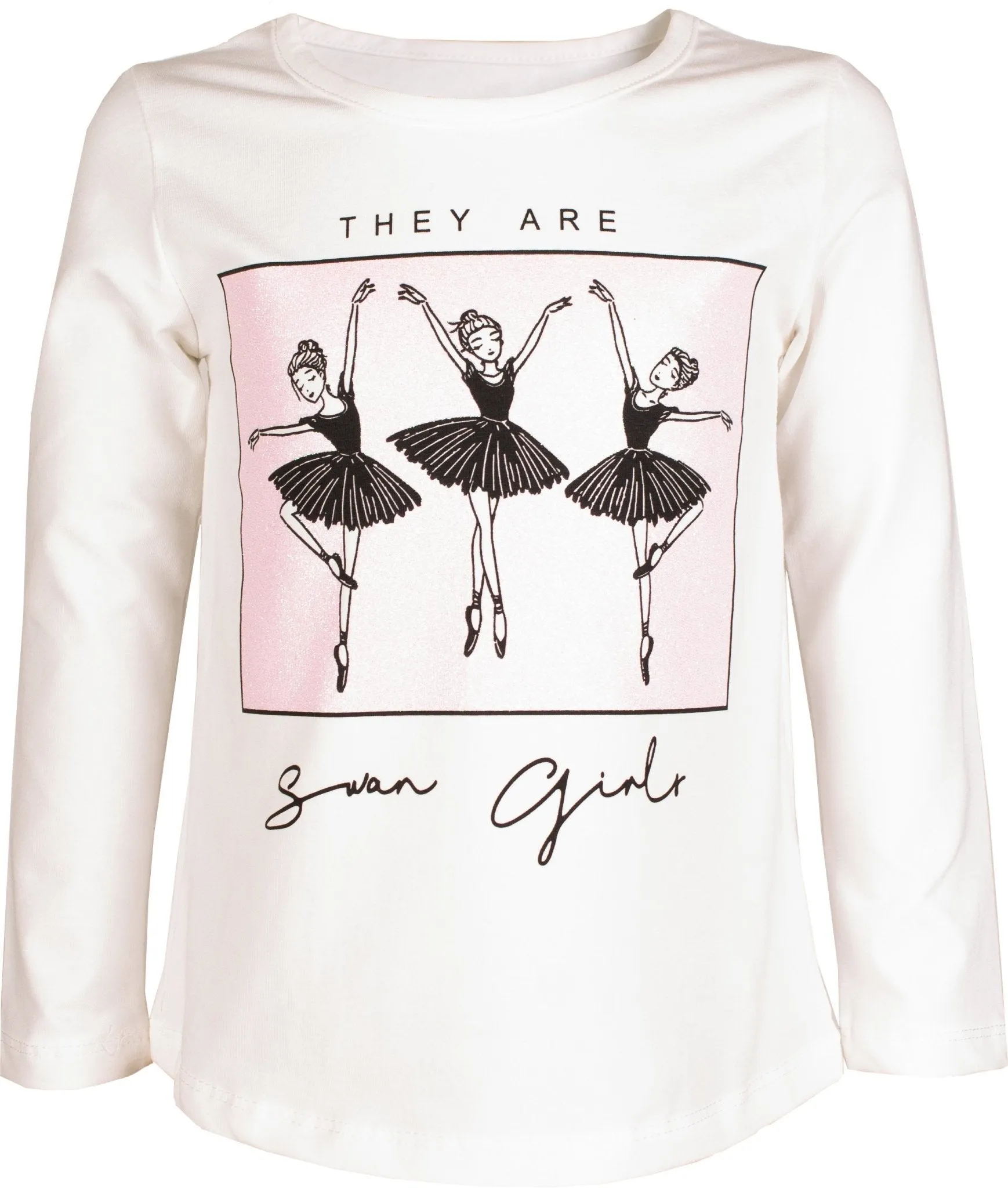 Girls  Ivory Color T-shirt