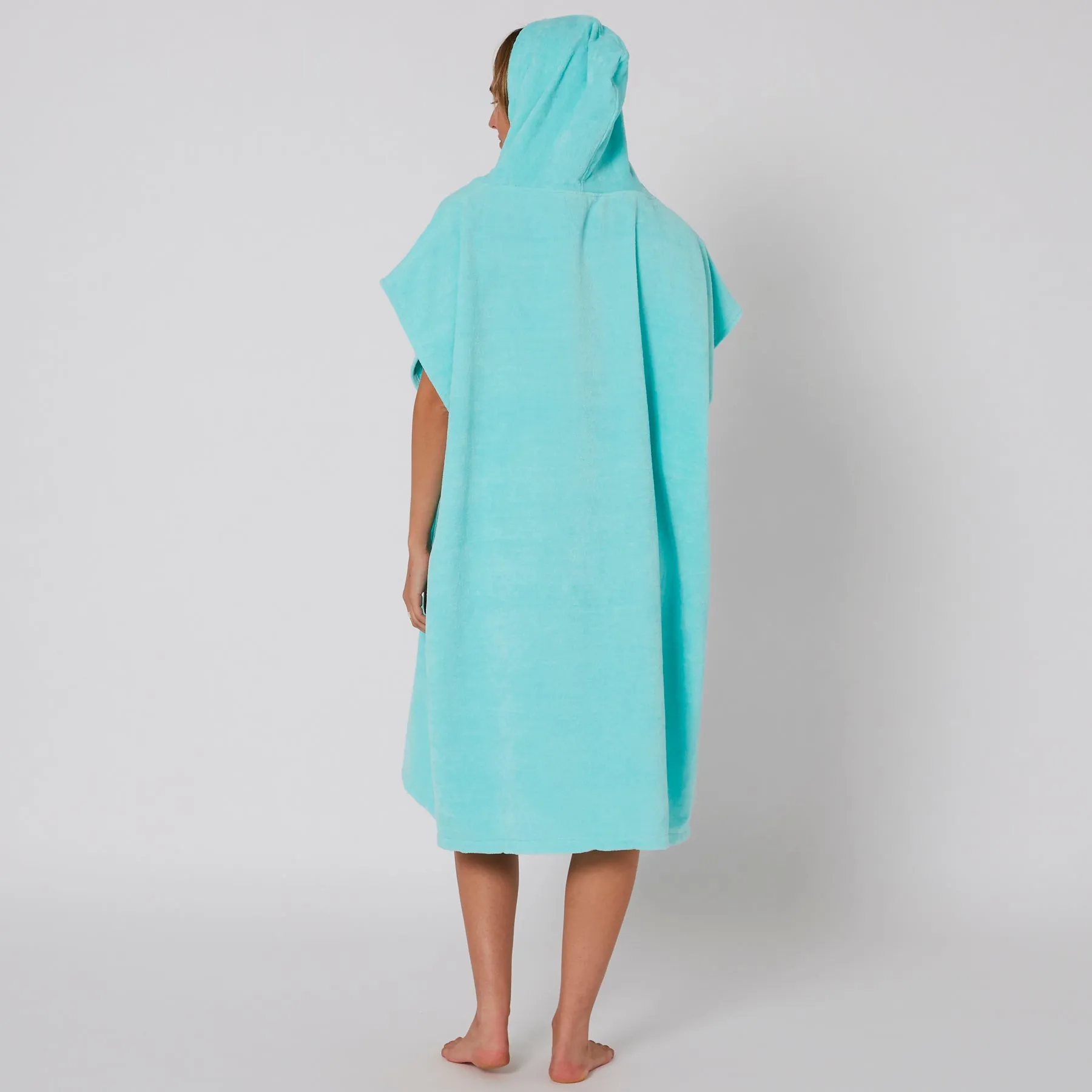 O&E Ladies Honey Hooded Poncho